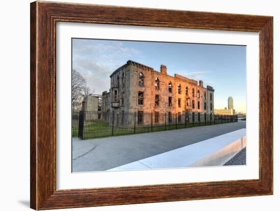 Renwick Smallpox Hospital, Roosevelt Island, New York-demerzel21-Framed Photographic Print