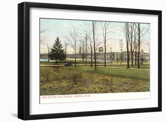 REO Motor Works, Lansing, Michigan-null-Framed Art Print