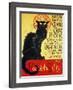 Reopening of the Chat Noir Cabaret, 1896-Th?ophile Alexandre Steinlen-Framed Giclee Print