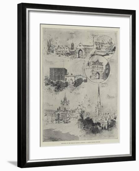 Reopening of the Choir of Norwich Cathedral, a Ramble Through the City-Joseph Holland Tringham-Framed Giclee Print