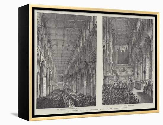 Reopening of the Restored Nave of St Alban's Abbey-Frank Watkins-Framed Premier Image Canvas