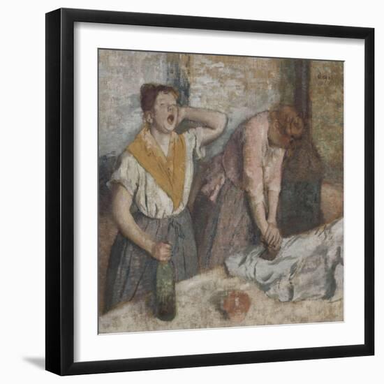 Repasseuses-Edgar Degas-Framed Giclee Print