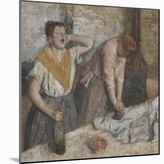 Repasseuses-Edgar Degas-Mounted Giclee Print