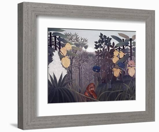 Repast of the Lion-Henri Rousseau-Framed Giclee Print