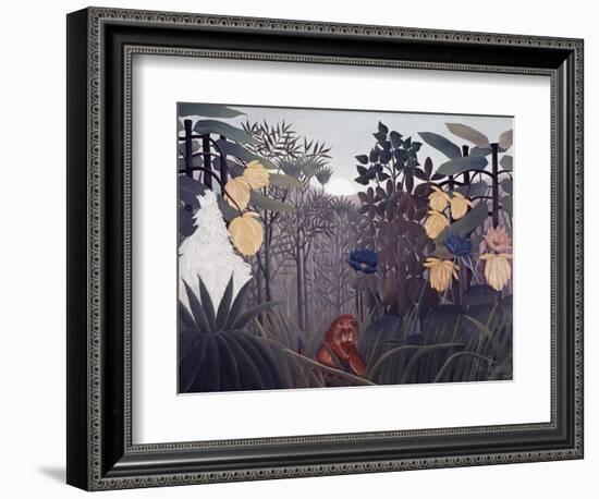 Repast of the Lion-Henri Rousseau-Framed Giclee Print