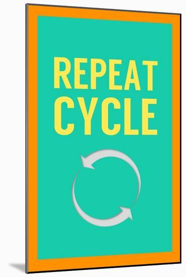 Repeat Cycle-Sd Graphics Studio-Mounted Art Print