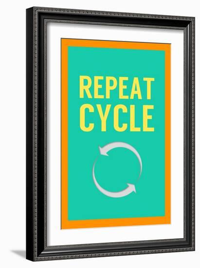 Repeat Cycle-Sd Graphics Studio-Framed Art Print