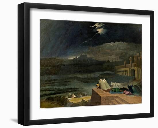 Repentance of Nineveh, c.1840-John Martin-Framed Giclee Print