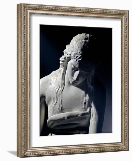 Repentant Magdalen-Antonio Canova-Framed Art Print