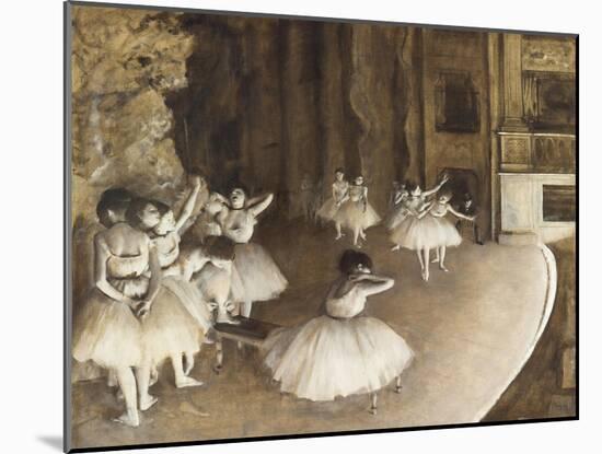 Répétition D'un Ballet Sur La Sc¨Ne (Ballet Rehearsal on Stage) by Edgar Degas-Edgar Degas-Mounted Giclee Print