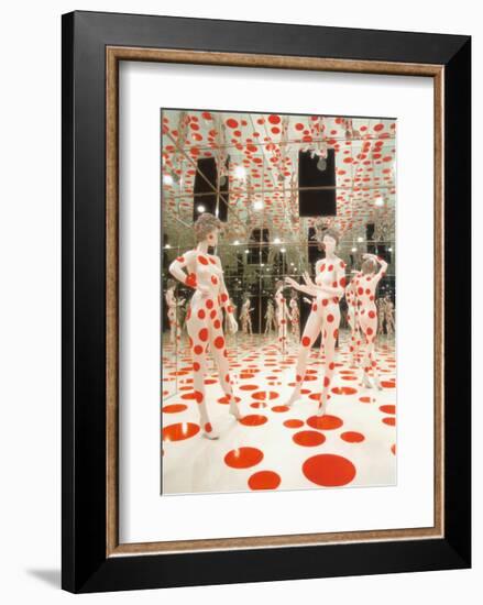 Repetitive Vision, c.1996-Yayoi Kusama-Framed Art Print