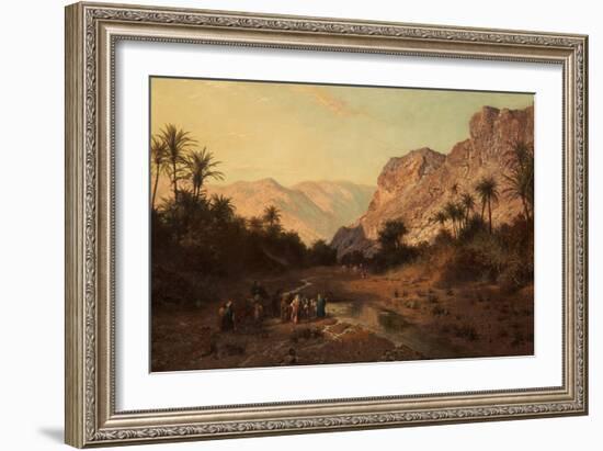 Rephidim, Desert of Sinai, 1877-Edward Henry Holder-Framed Giclee Print