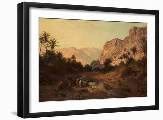 Rephidim, Desert of Sinai, 1877-Edward Henry Holder-Framed Giclee Print