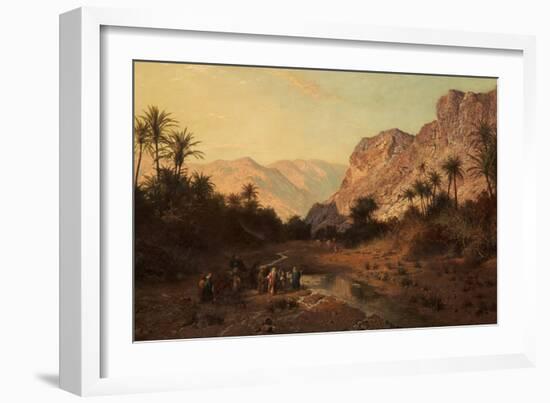 Rephidim, Desert of Sinai, 1877-Edward Henry Holder-Framed Giclee Print