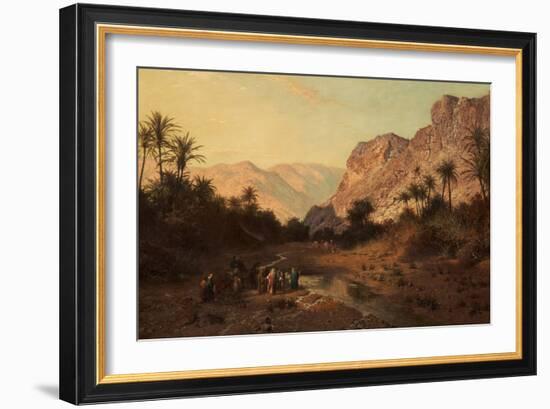 Rephidim, Desert of Sinai, 1877-Edward Henry Holder-Framed Giclee Print