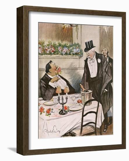 Replete Diners 1904-Abel Faivre-Framed Art Print