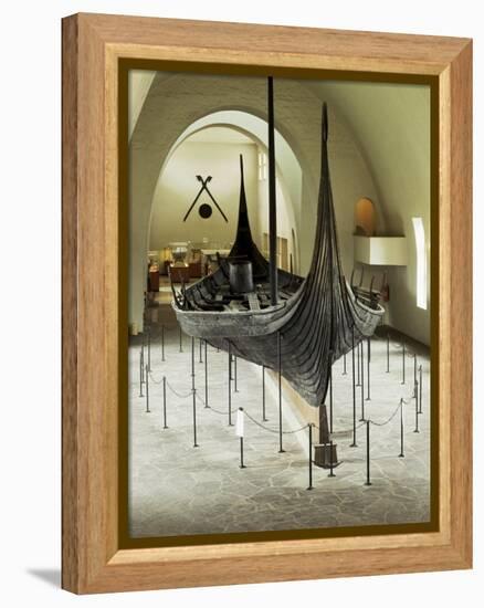 Replica of a Viking Ship, Oseberg, Oslo, Norway, Scandinavia-G Richardson-Framed Premier Image Canvas