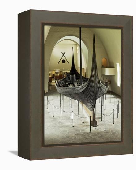 Replica of a Viking Ship, Oseberg, Oslo, Norway, Scandinavia-G Richardson-Framed Premier Image Canvas