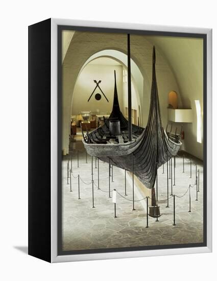 Replica of a Viking Ship, Oseberg, Oslo, Norway, Scandinavia-G Richardson-Framed Premier Image Canvas