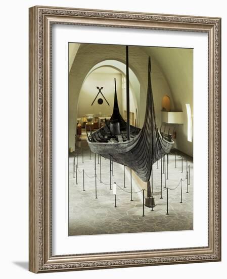 Replica of a Viking Ship, Oseberg, Oslo, Norway, Scandinavia-G Richardson-Framed Photographic Print