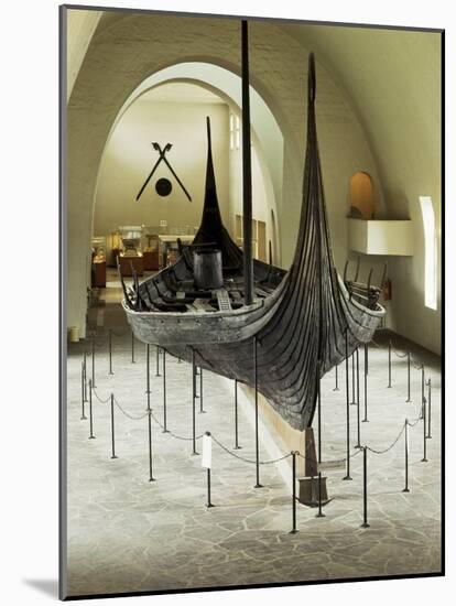 Replica of a Viking Ship, Oseberg, Oslo, Norway, Scandinavia-G Richardson-Mounted Photographic Print