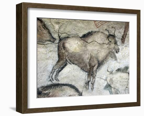 Replica of Cave Painting of Bison from Altamira Cave-null-Framed Giclee Print