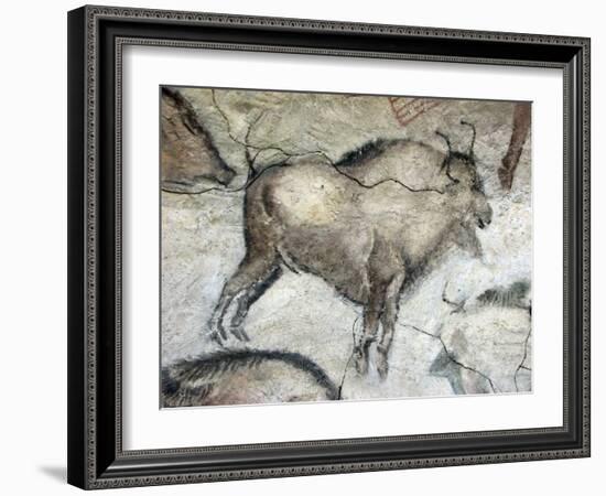 Replica of Cave Painting of Bison from Altamira Cave-null-Framed Giclee Print