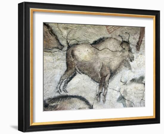 Replica of Cave Painting of Bison from Altamira Cave-null-Framed Giclee Print