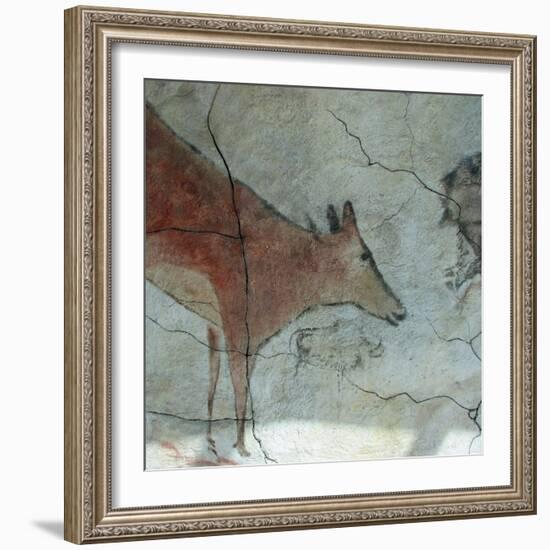 Replica of Cave Painting of Doe from Altamira Cave-null-Framed Giclee Print