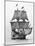 Replica of Mayflower Sailing-null-Mounted Photographic Print