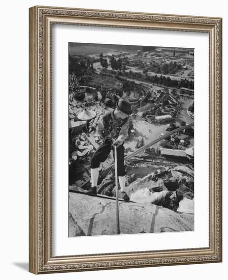 Replica of the Matterhorn, Climbed 9 Times Daily at Disneyland-Ralph Crane-Framed Photographic Print