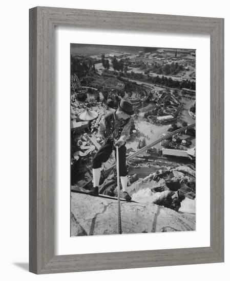 Replica of the Matterhorn, Climbed 9 Times Daily at Disneyland-Ralph Crane-Framed Photographic Print