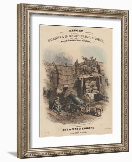 Report of Colonel R. Delafield-Robert Walter Weir-Framed Giclee Print