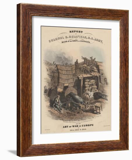 Report of Colonel R. Delafield-Robert Walter Weir-Framed Giclee Print