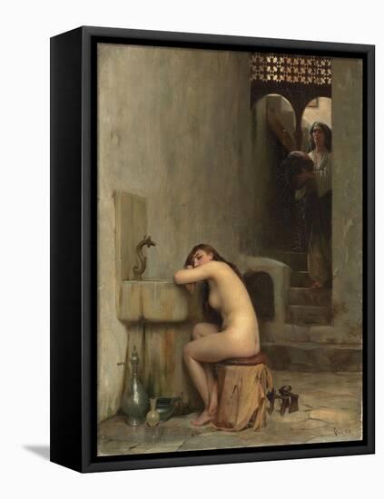 Repos Au Bain, 1888-Theodore Jacques Ralli-Framed Premier Image Canvas