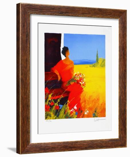 Repos Champêtre-Emile Bellet-Framed Limited Edition