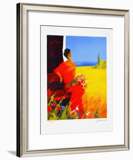 Repos Champêtre-Emile Bellet-Framed Limited Edition