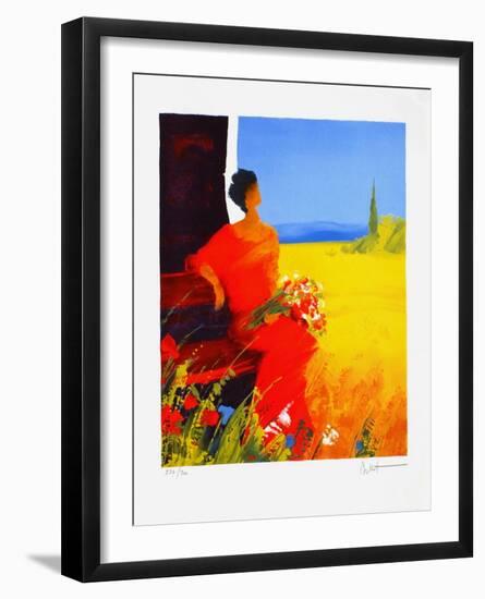 Repos Champêtre-Emile Bellet-Framed Limited Edition