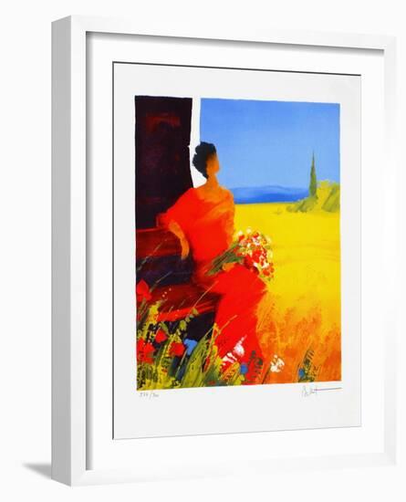 Repos Champêtre-Emile Bellet-Framed Limited Edition