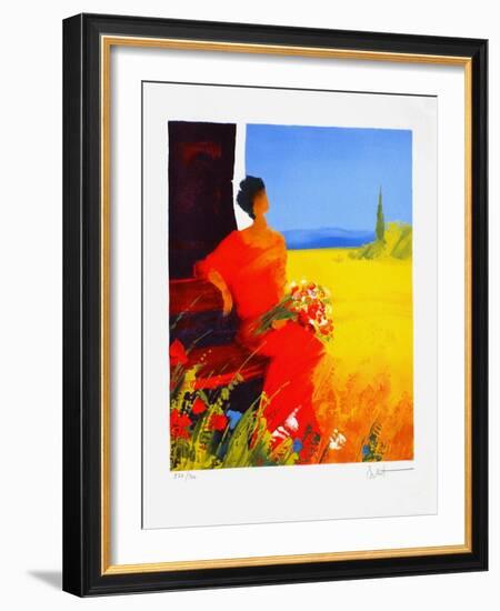 Repos Champêtre-Emile Bellet-Framed Limited Edition