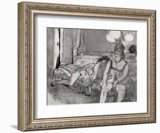 Repos-Edgar Degas-Framed Giclee Print