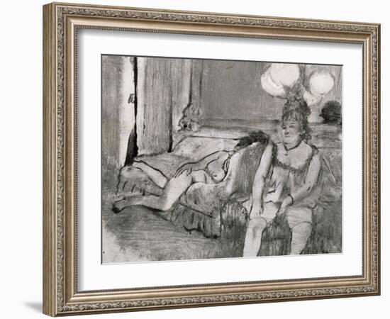 Repos-Edgar Degas-Framed Premium Giclee Print