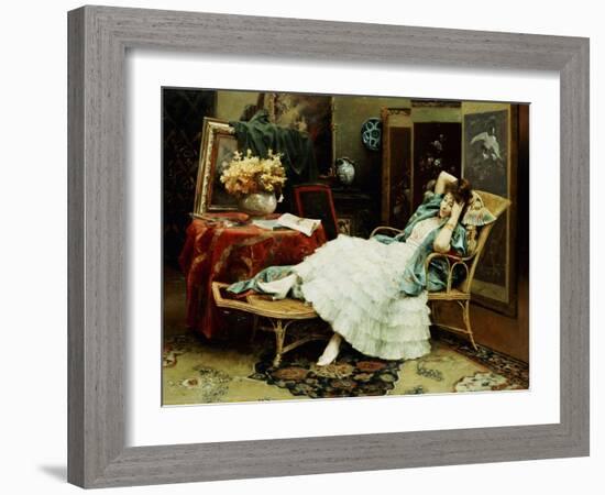 Repose, 1888-Julius Leblanc Stewart-Framed Giclee Print