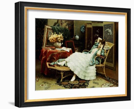 Repose, 1888-Julius Leblanc Stewart-Framed Giclee Print