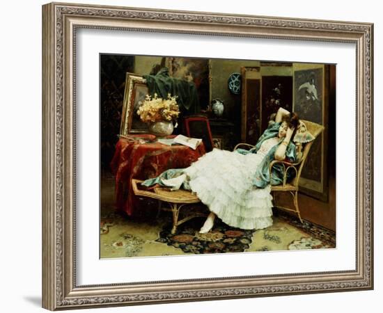 Repose, 1888-Julius Leblanc Stewart-Framed Giclee Print