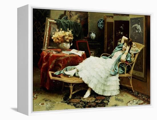 Repose, 1888-Julius Leblanc Stewart-Framed Premier Image Canvas