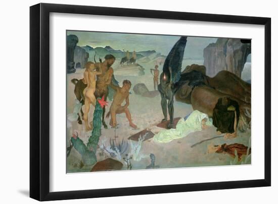 Repose on the Flight into Egypt, c.1922-Glyn Warren Philpot-Framed Giclee Print