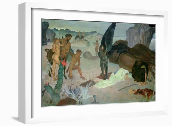 Repose on the Flight into Egypt, c.1922-Glyn Warren Philpot-Framed Giclee Print