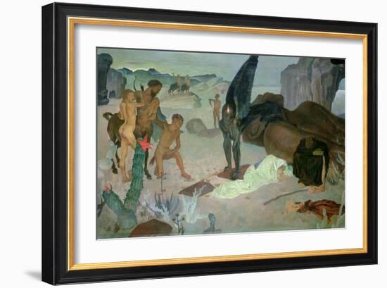 Repose on the Flight into Egypt, c.1922-Glyn Warren Philpot-Framed Giclee Print