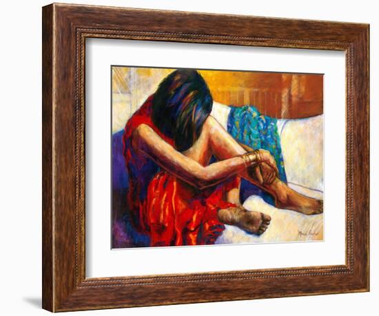 Repose-Monica Stewart-Framed Art Print